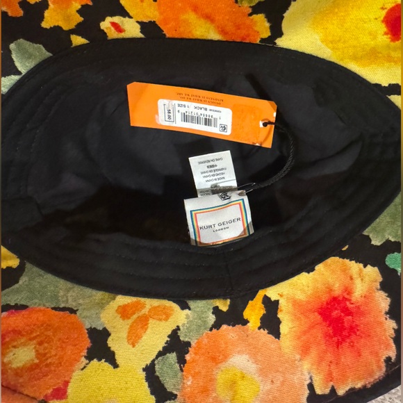 Kurt Geiger Women\'s London Floral Bucket Hat Black O/S main image 5